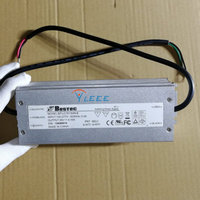 BESTEC BT-LC1513MN-B 36V4.15A 150W LED控制装置路灯电源 可调电流可调电压