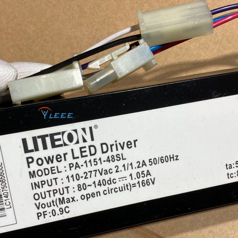 LITEON Power LED Driver MODEL:PA-1151-48SL OUTPUT:80-140dc1.05A Dimmig