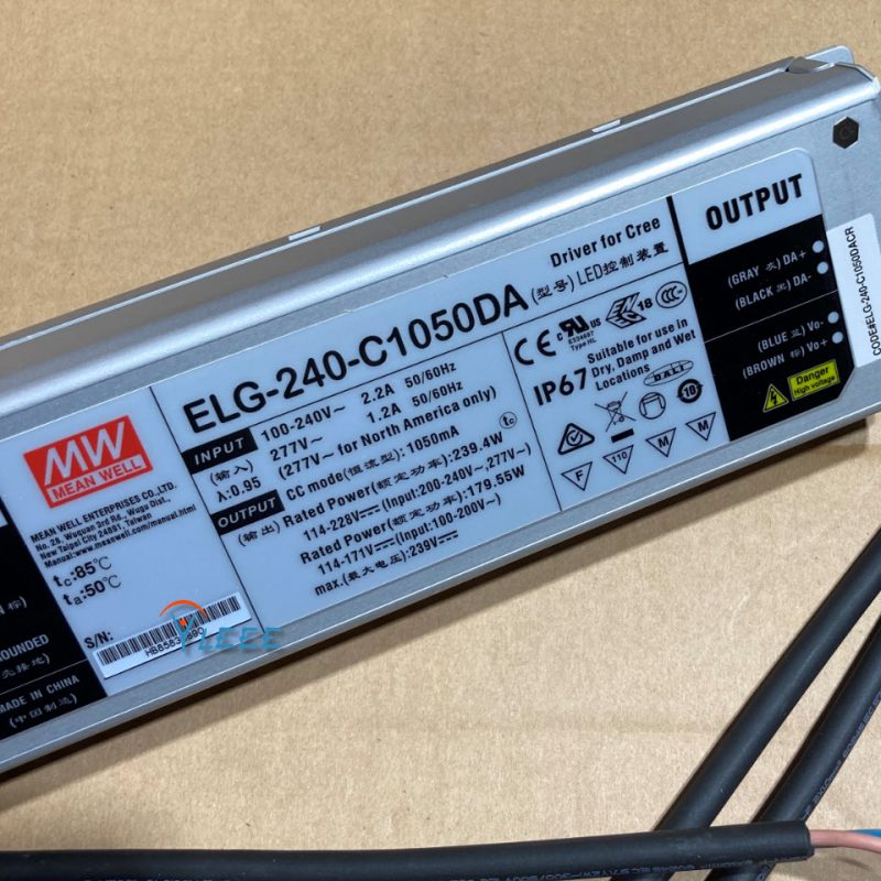 MW MEA WELL Driver for Cree LED控制装置 ELG -240-C1050DA DALI调光控制