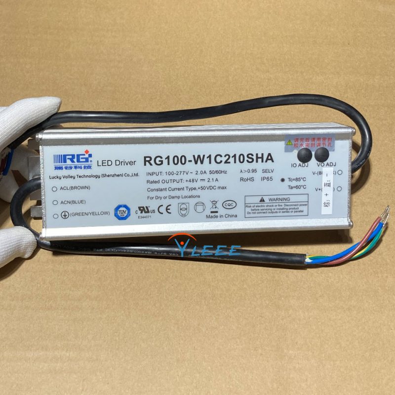 瑞谷科技 LED控制装置 RG100-W1C280SHA 36V2.8A 100W LED路灯变压器