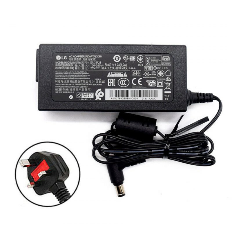 Genuine LG Sound Bar AC Adapter Power Supply For LG SK5Y SK6Y SK8Y SHC4